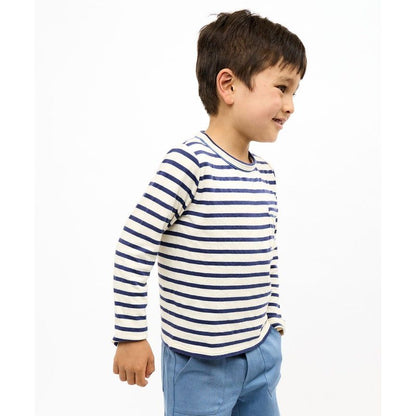 Edward T-Shirt, Navy Stripe|9469