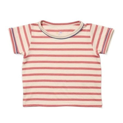 Willie Baby T-Shirt, Nautical Red Stripe|7597