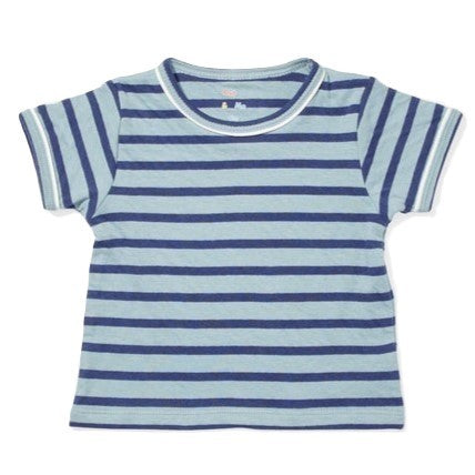 Willie Baby T-Shirt, Sky Sport Stripe|7599