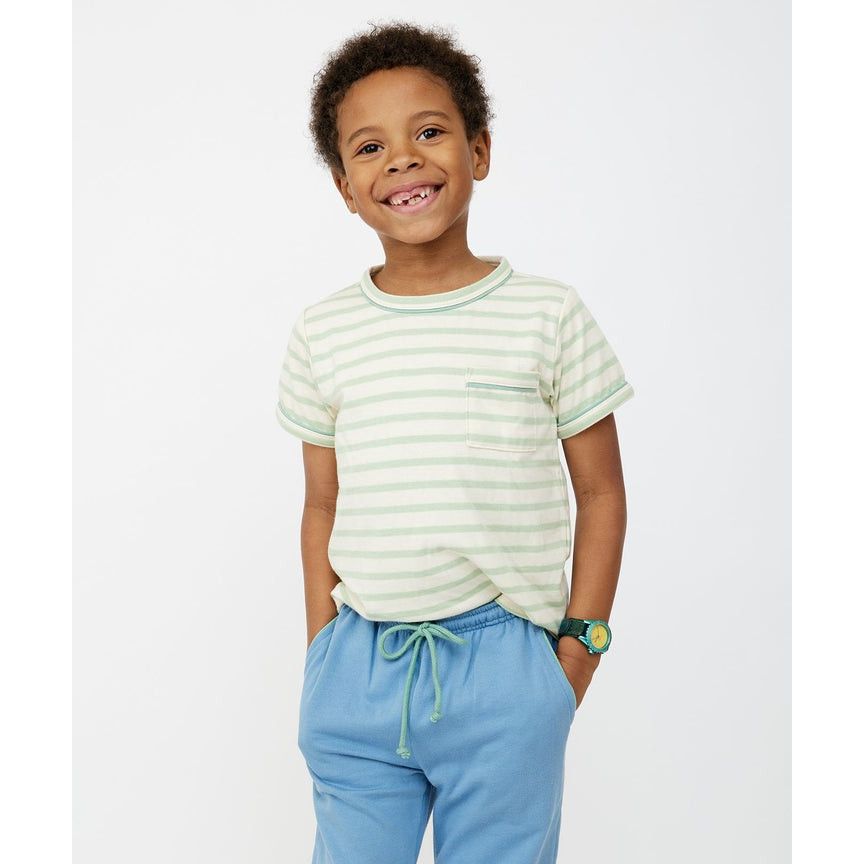 Willie T-Shirt, Kiwi Sport Stripe|6852