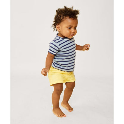 Willie Baby T-Shirt, Sky Sport Stripe|6863