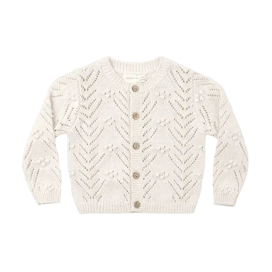 Knit Cardigan - Heathered Oatmeal|12479