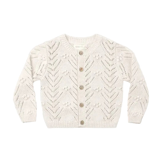 Knit Cardigan - Heathered Oatmeal|12479