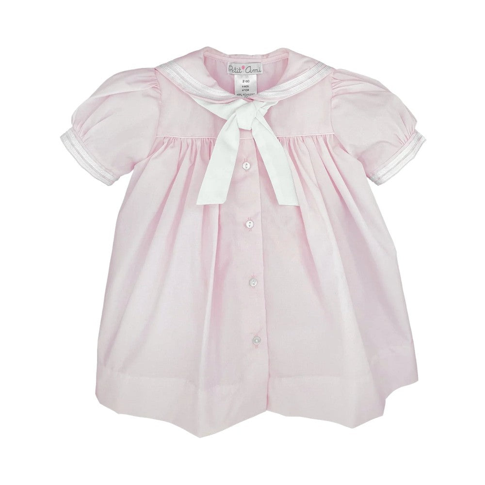 Pink Nautical Sailor Dress|13303