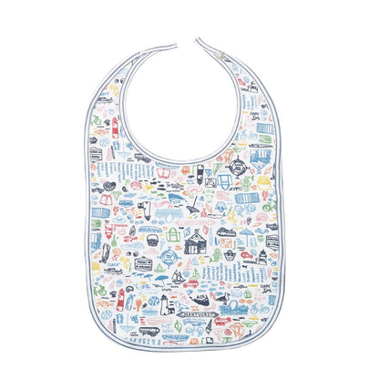 Nantucket Round Baby Bib Madaket Multi|7400