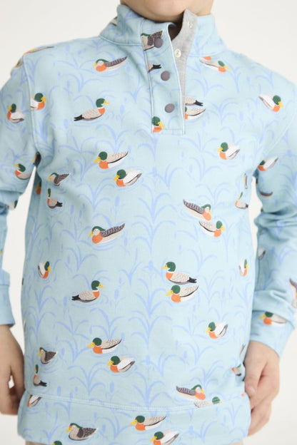 Pendleton Popped Collar - Fine Weather For Ducks with Grantley Gray|11844