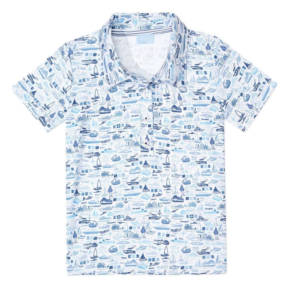 Boats Boy's Polo Shirt|7402