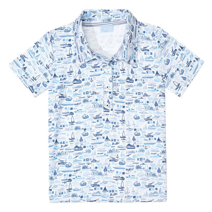 Boats Boy's Polo Shirt|7402