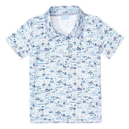 Boats Boy's Polo Shirt|7402