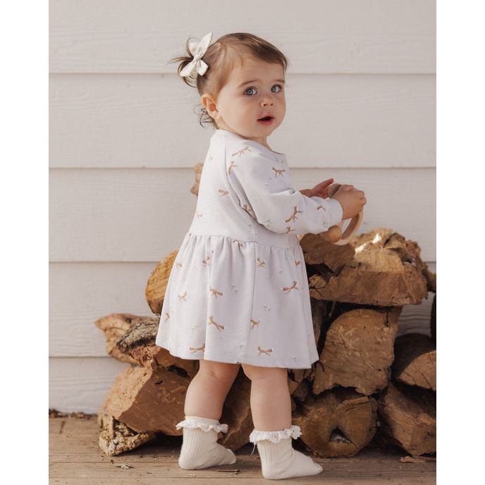 Raglan Dress Foxes