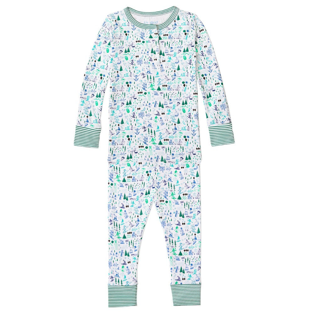 Après Ski Two Piece Kids Henley Pajamas|6215