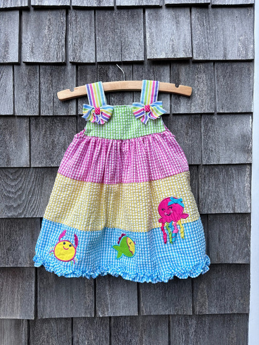 Seersucker Dress Under the Sea|11826
