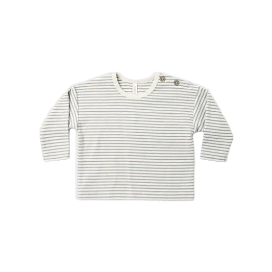 Long Sleeve Tee - Laurel Microstripe|12496