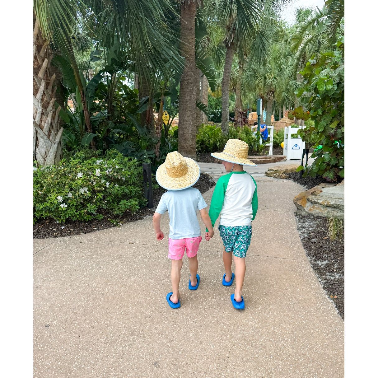 Youth Lifeguard Straw Hat - Blue|8237