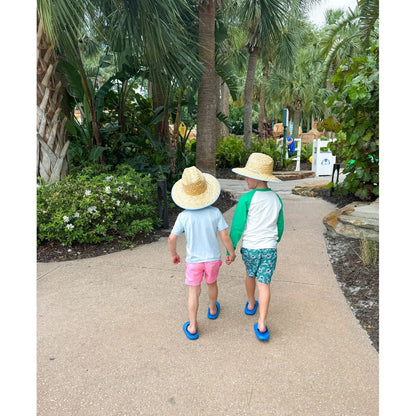 Youth Lifeguard Straw Hat - Blue|8237