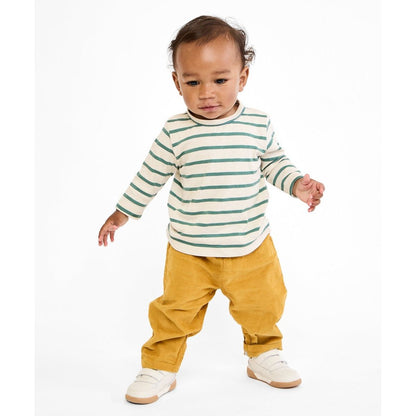 Edward Baby T-Shirt, Pine Stripe|9342