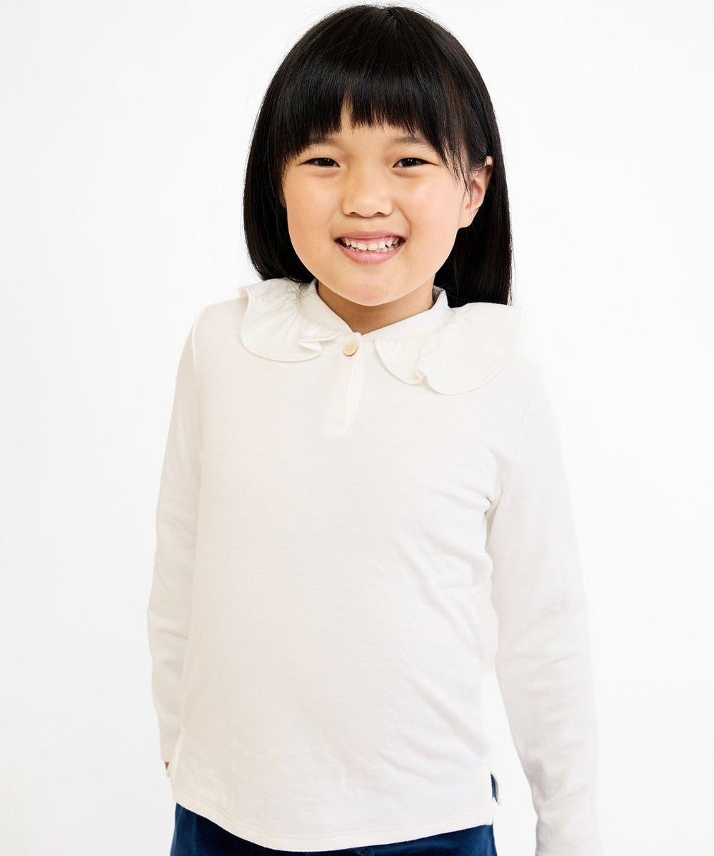 Hen T-Shirt, Vanilla Piping|9020