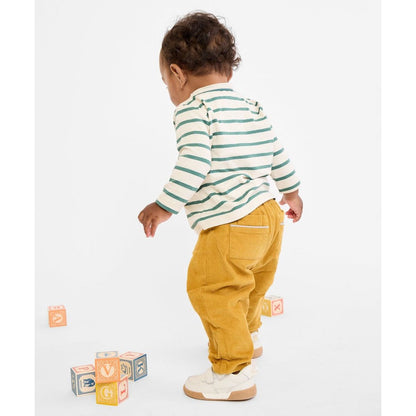 Edward Baby T-Shirt, Pine Stripe|9347