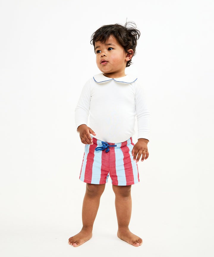 Bingo Short, Cherry Stripe|6390