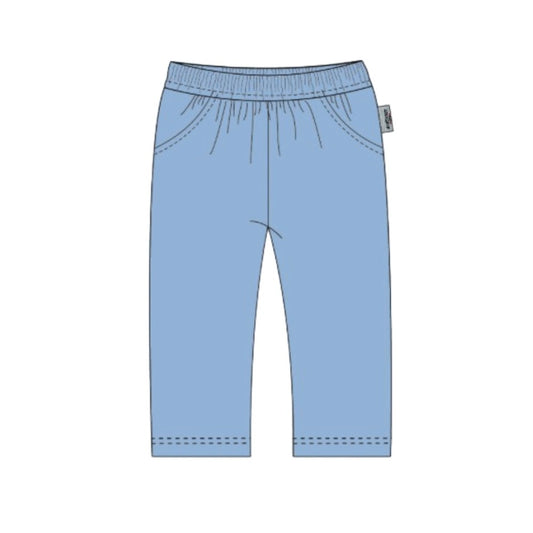 Pima Pull On Pants-Ocean Blue|13172