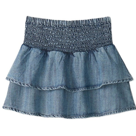 Tencel Smocked Skirt|7523