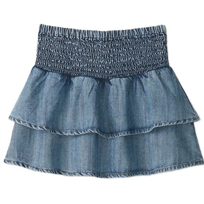 Tencel Smocked Skirt|7523