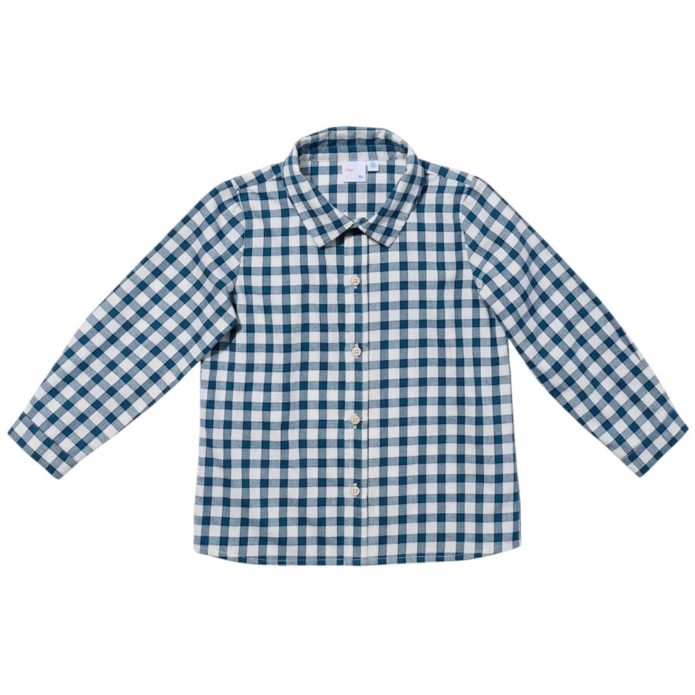 Jeffie Shirt, Blue Picnic Check|9051