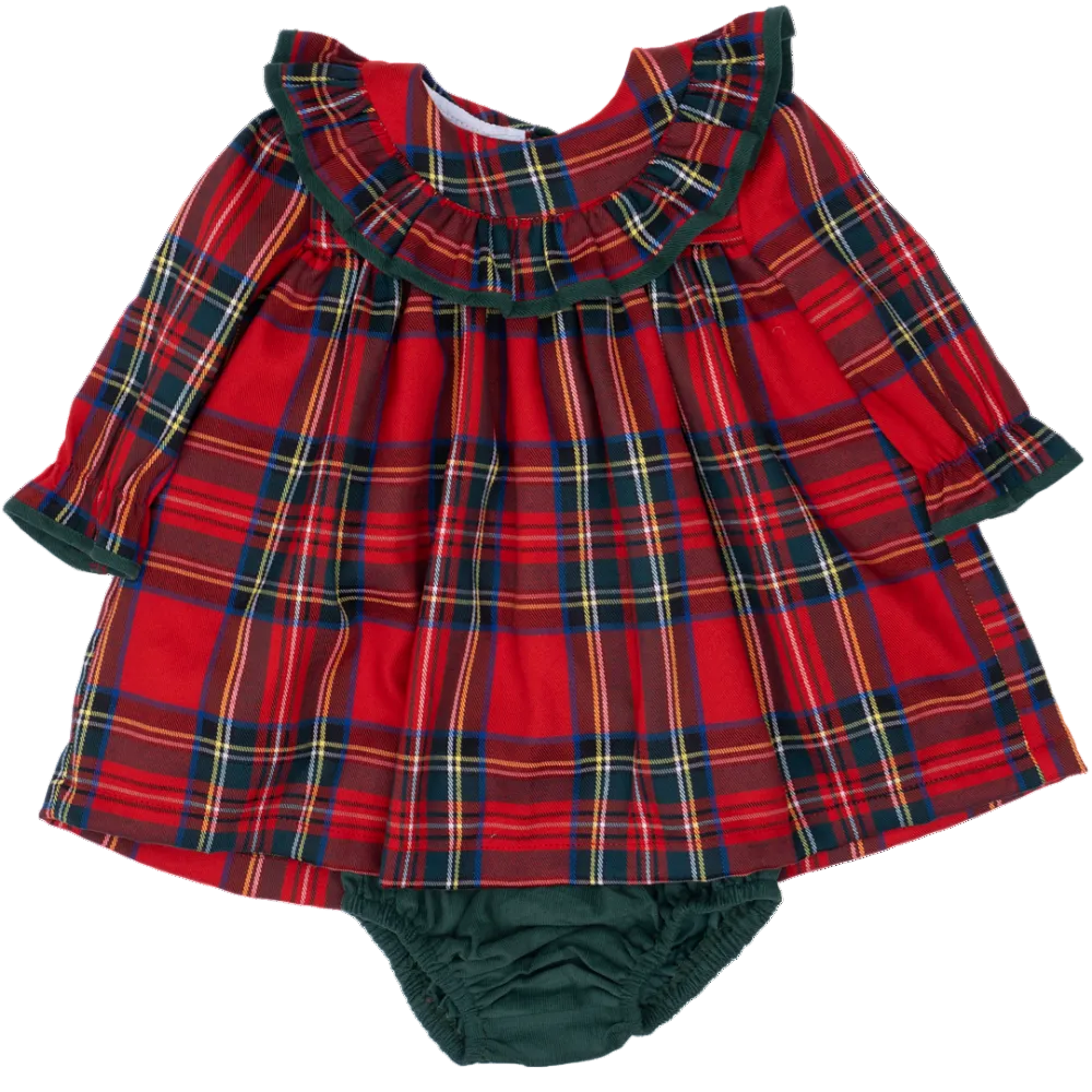 Layla Yuletide Tartan Bloomer Set