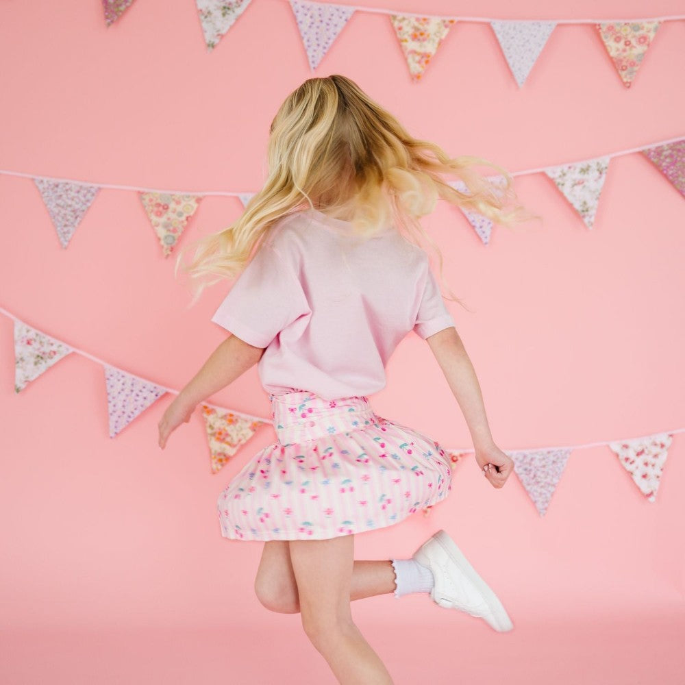 Cherry Bow Athletic Skort|11656