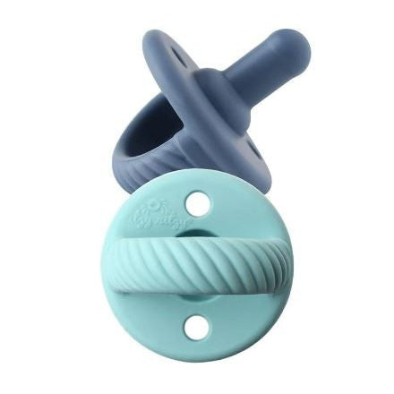 Silicon Soother- Navy/Robins Egg|13326