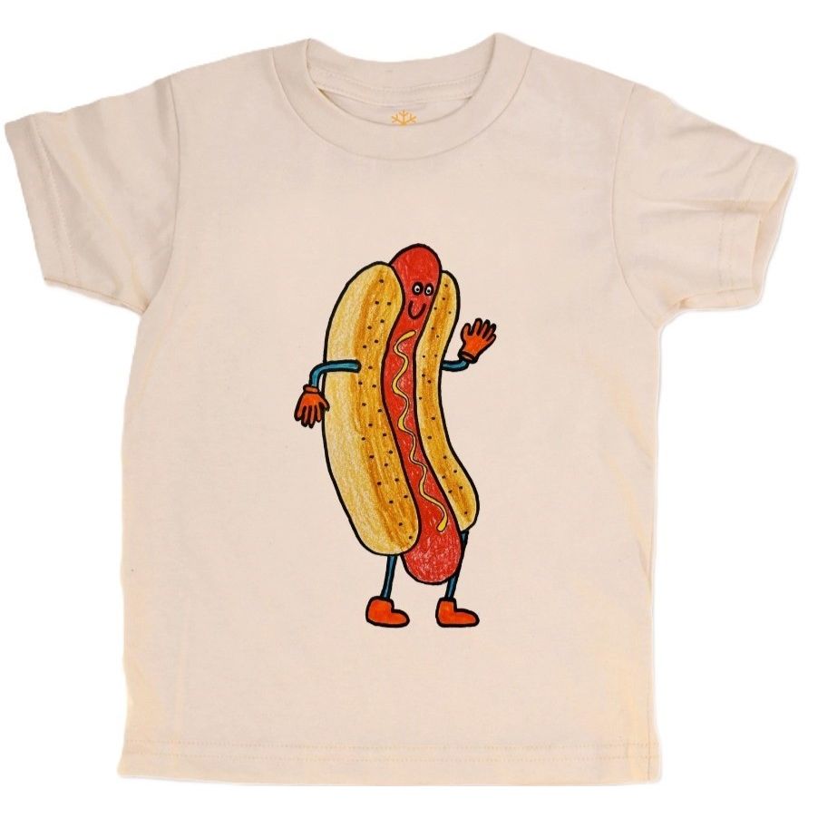 Organic Hotdog Tee|7554