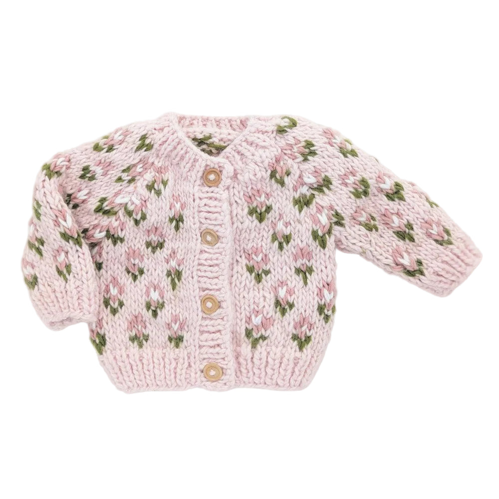 Bitty Blooms Cardigan Blush|13464