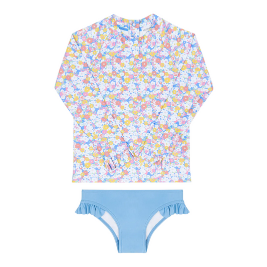 Girls jasmine blossom rashguard set|11501