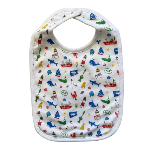 Nantucket Bound Baby Bib
