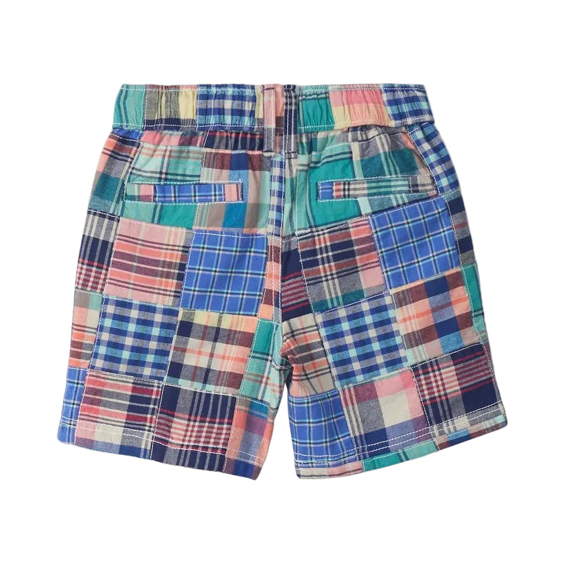 Vintage Summer Madras Woven Shorts|10850