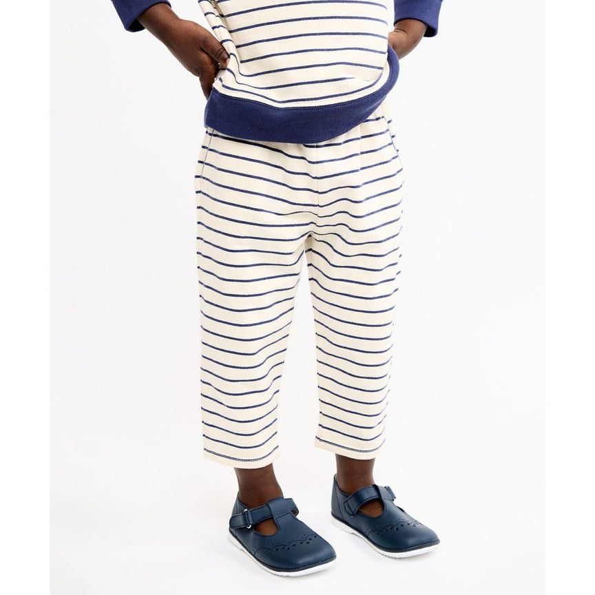 Chris Baby Jogger, Navy French Stripe|9525