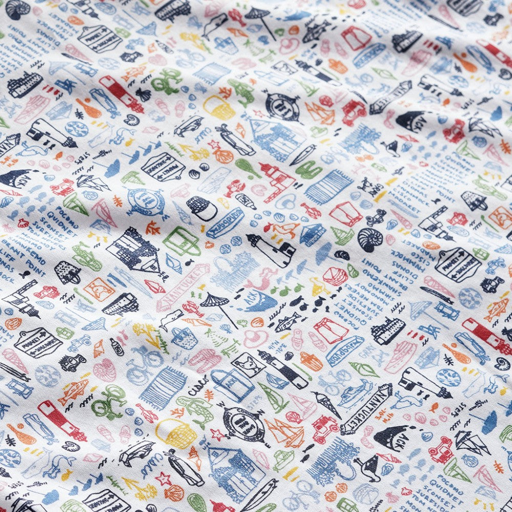 Nantucket Two Piece Kids Pajamas - Madaket Multi|7359