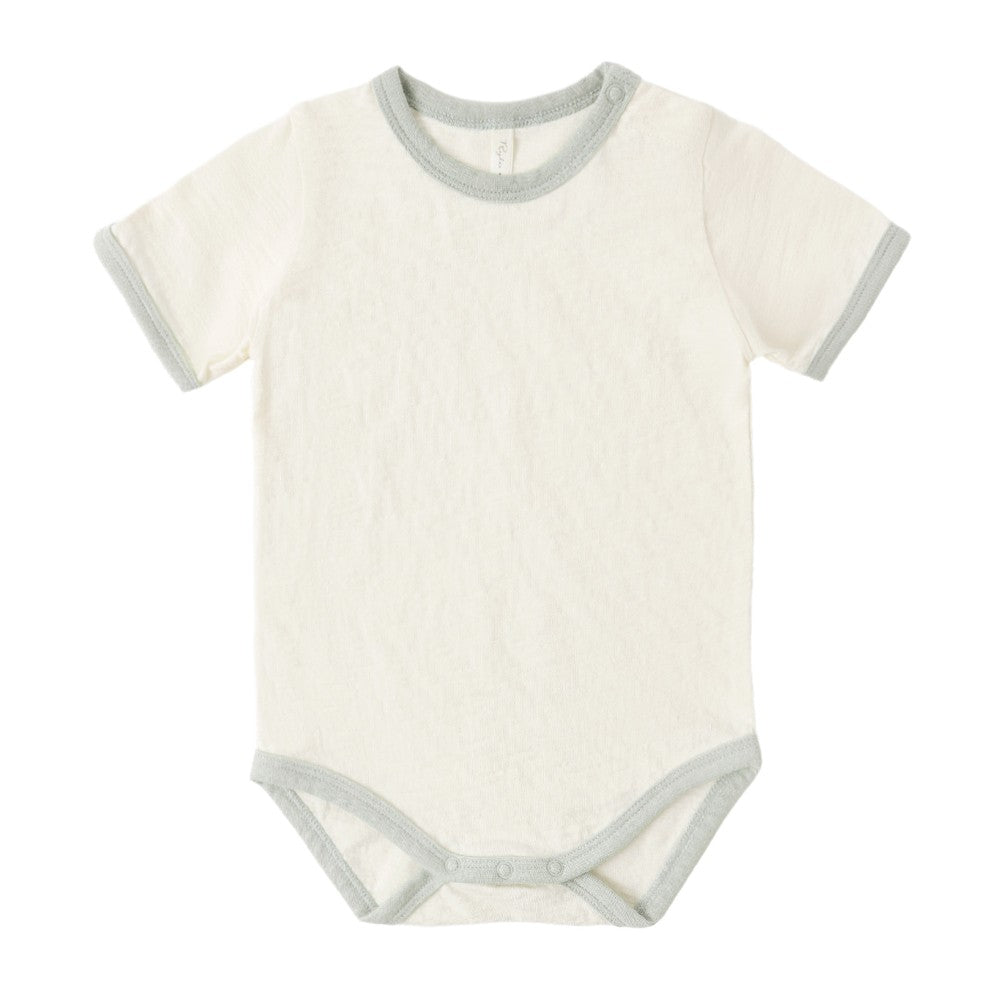 Ringer Bodysuit Seafoam|10618
