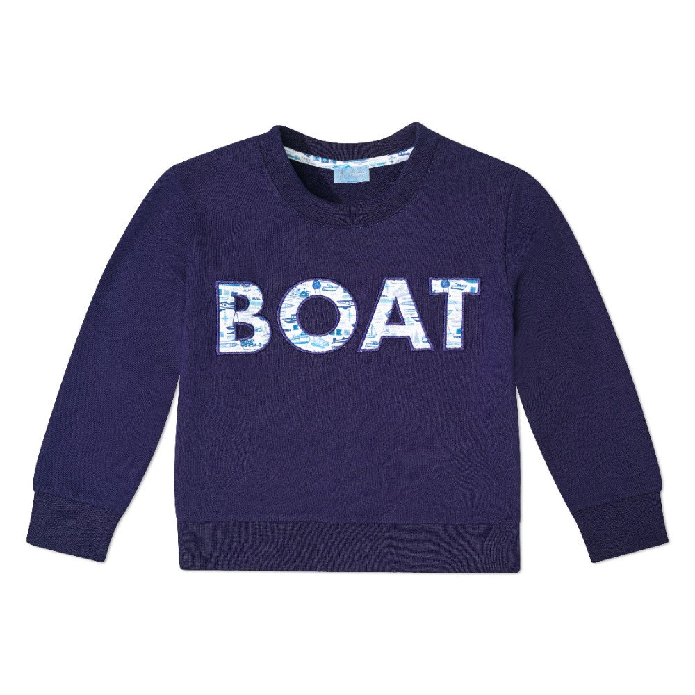 Boats Kids Crewneck Sweatshirt|8883