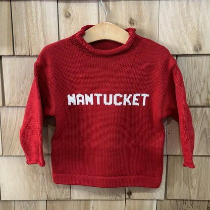 Nantucket Sweater- Sankaty Red|6335