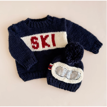 Navy SKI Sweater|6198