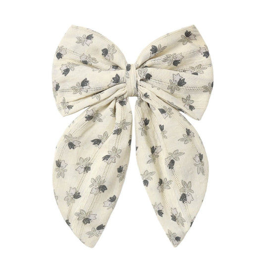 Oversized Bow Vintage Fleur|11896