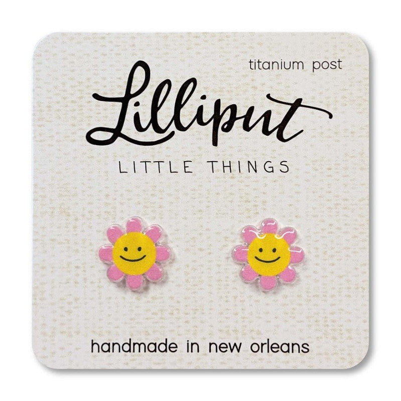Easter Happy Daisy Earrings - Pink|11085