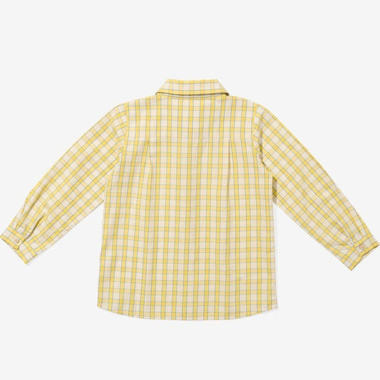 Jeffie Shirt, Yellow Picnic Check|6677