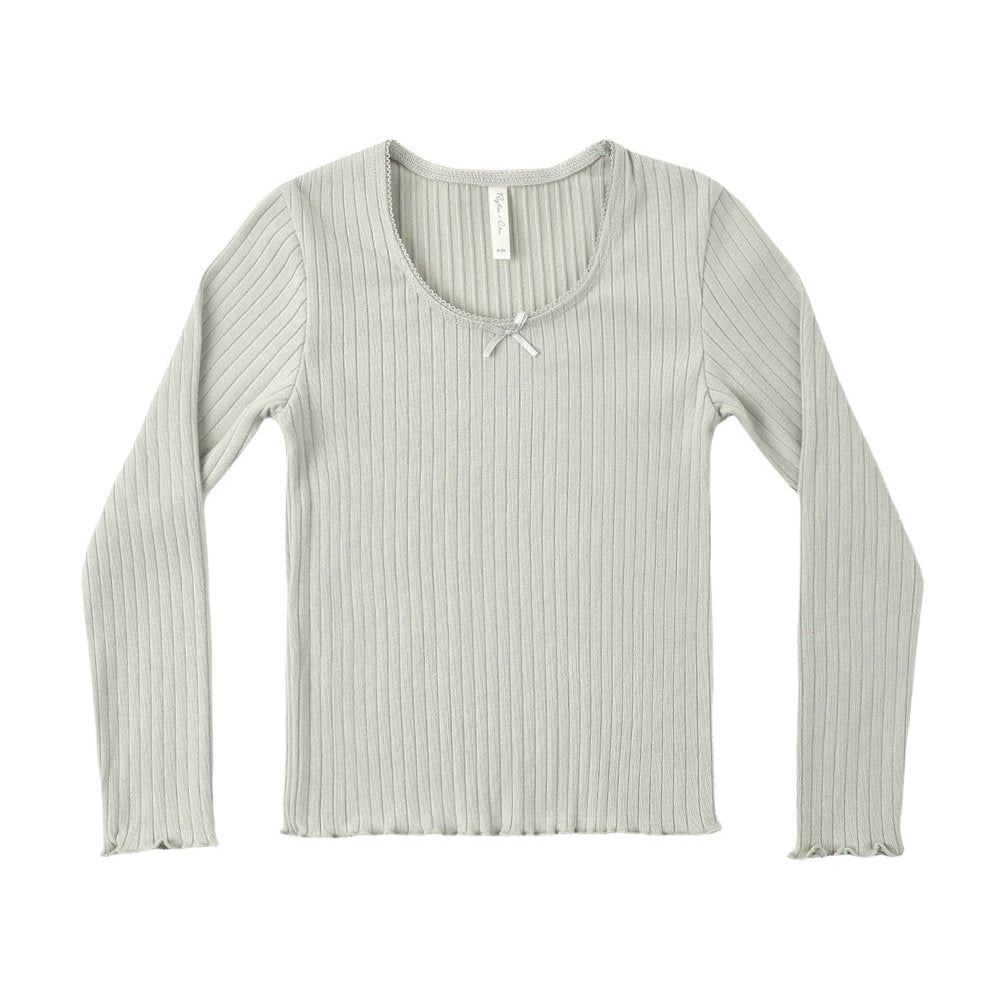 Ribbed Long Sleeve Sage|11873