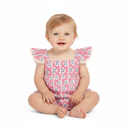 Chloe Romper- Jaipur Bloom