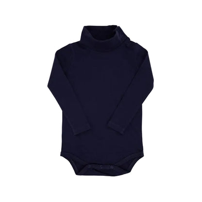 Tatum's Turtleneck Shirt & Onesie - Nantucket Navy|11904