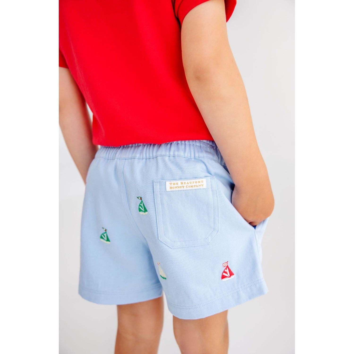 Critter Sheffield Shorts Beale Street Blue/Sailboats|11330