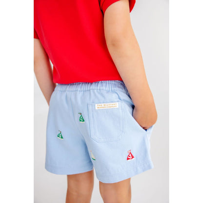 Critter Sheffield Shorts Beale Street Blue/Sailboats|11330