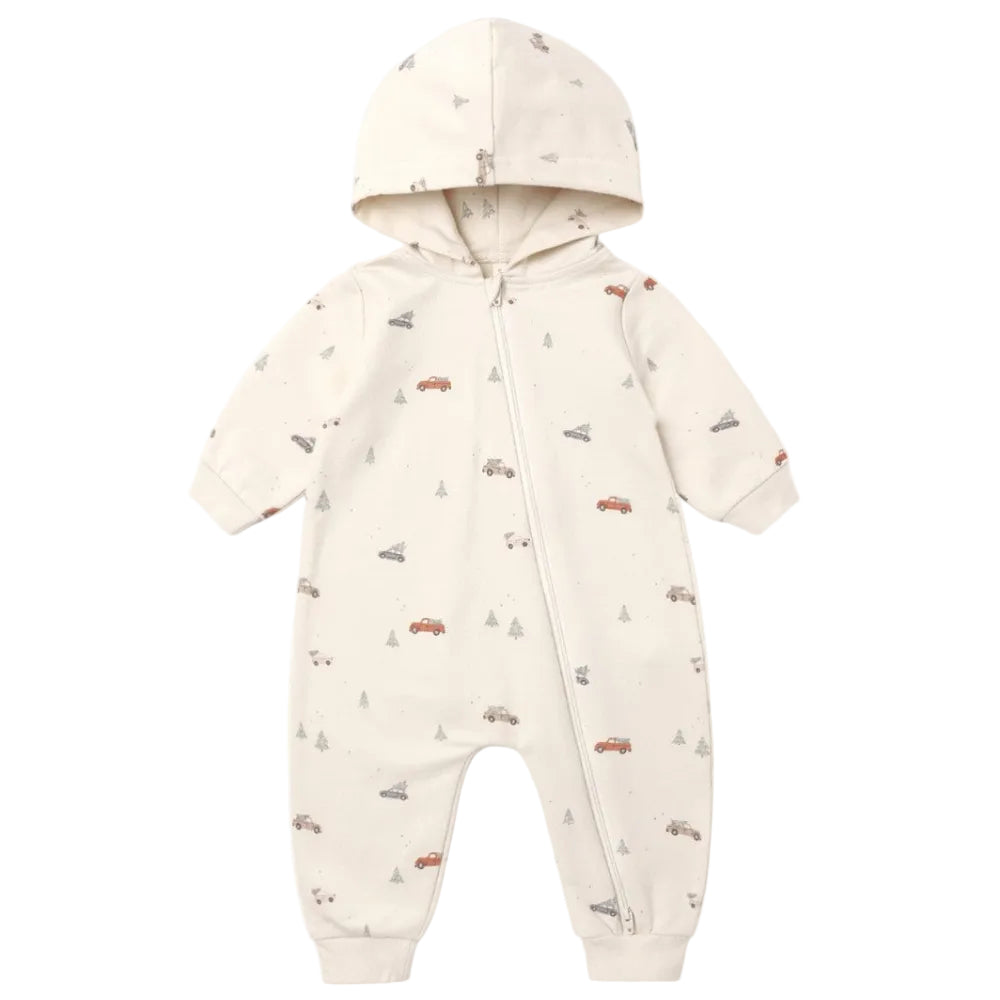 Hooded Jumpsuit - Holiday Drive|13416
